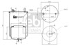 Пневморесора 4560np02 (в зборі метал.стакан) маг  "carspares" 101277