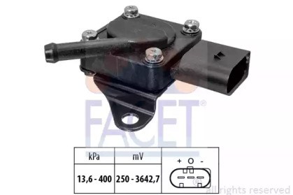Датчик тиску вихлопних газів 103319 FACET