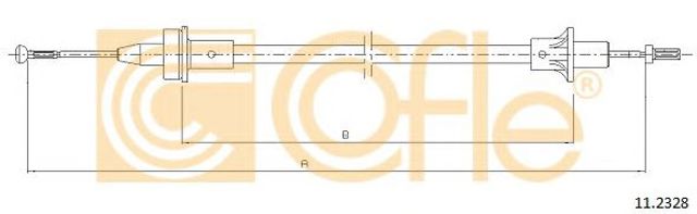 Тросик зчеплення 112328 COFLE