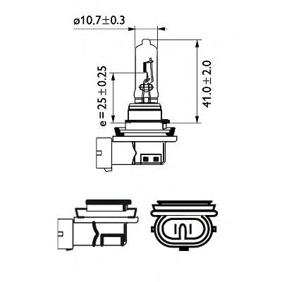 Лампочка галогенна 12361C1 PHILIPS