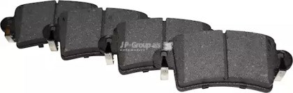 Колодки на гальмо задній дисковий 1263700910 JP GROUP