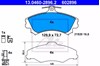 Колодки гальмівні передні, дискові 13046028962 ATE