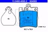 Колодки гальмові задні, дискові 13046040652 ATE