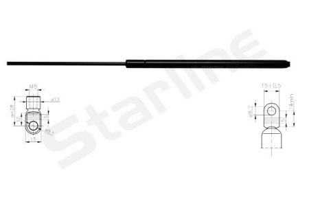 Амортизатор ляди 1414800 STARLINE