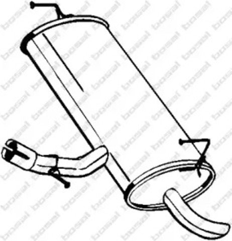 Вихлопна труба 145261 BOSAL
