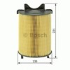 Елемент повітряного фільтра 1457433576 BOSCH