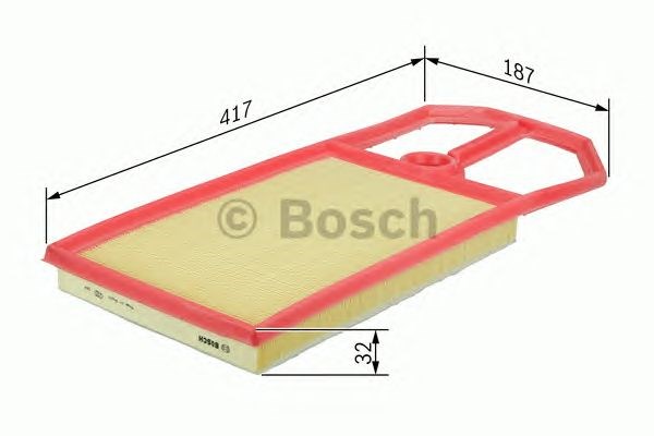 Система автоматичного очищення повітряного фільтра 1457433716 BOSCH