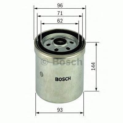 Фільтр-відстійник палива грубої очистки 1457434407 BOSCH