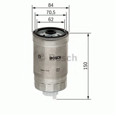 Фільтр-відстійник палива грубої очистки 1457434460 BOSCH