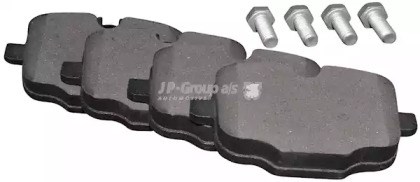 Задні дискові колодки 1463701710 JP GROUP