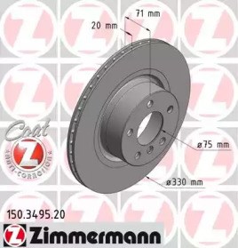 Дискові гальма 150349520 ZIMMERMANN