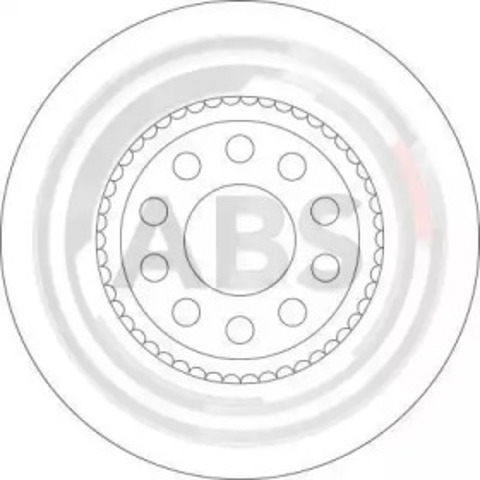 Гальмо дискове переднє 16328 ABS