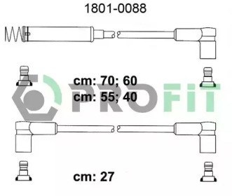 Комплект проводів запалення 1801-0088