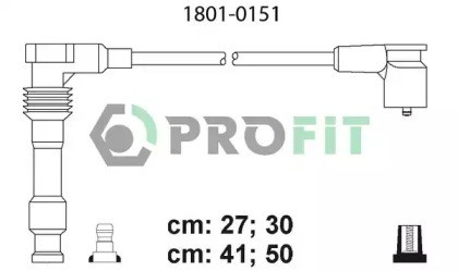 0810 комплект ізольованих проводів для свічок запалення rc-op440 1801-0151