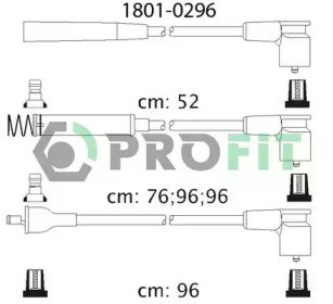 Комплект проводів запалення omega a 1.8/2.0 -94 1801-0296