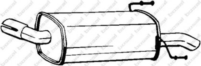 Глушилка задня 185099 BOSAL