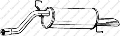 Глушник, задня частина 185181 BOSAL