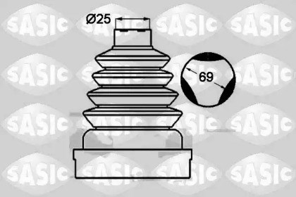 Ремонтний комплект пильника шарніра рівних кутових швидкостей, з елементами монтажу 1904023
