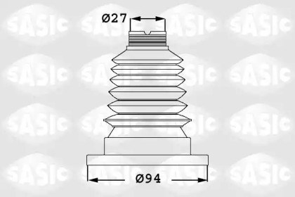 Ремонтний комплект пильника шарніра рівних кутових швидкостей, з елементами монтажу 1906001