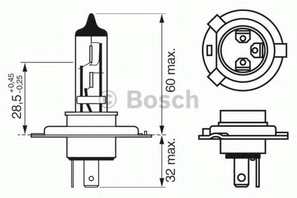 Лампочка галогенна 1987302049 BOSCH