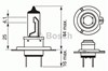 Лампочка галогенна 1987302075 BOSCH