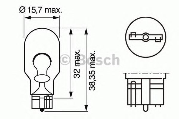 Лампа 1987302205 BOSCH