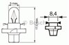 Лампочка 1987302243 BOSCH