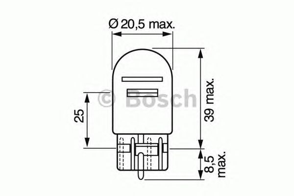 Лампа автомобільна 1987302252 BOSCH