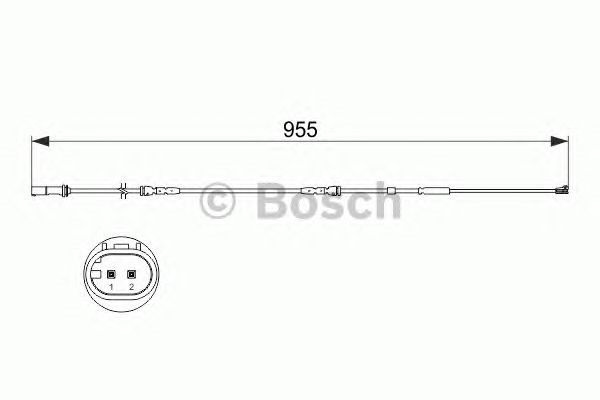 Сенсор зносу 1987473511 BOSCH