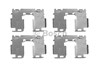 Комплект пружинок кріплення дискових колодок, задніх 1987474472 BOSCH