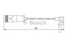 Датчик зносу гальмівних колодок, задній 1987474966 BOSCH