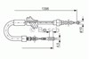 Трос стоянкового гальма задній лівий 1987477200 BOSCH