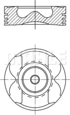 Поршень в зборі 2096200 MAHLE