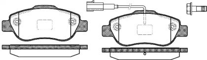 Bosch гальмівні колодки передн citroen nemo 21100.11