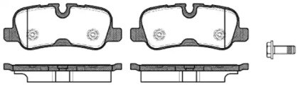 Колодки гальмівні задні, комплект [d5,e2,b4] 21159.10