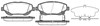 Колодки передні Toyota Avensis