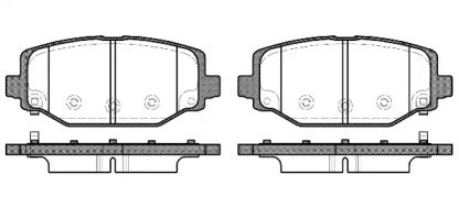 Задні гальмівні колодки 2148304 ROAD HOUSE