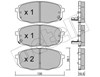 Колодки передні 2205130 METELLI