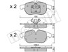 Колодки передні 2205400 METELLI