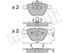 Колодки гальмівні дискові комплект 2205580 METELLI