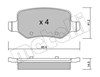 Колодки гальмівні задні, дискові 2205650 METELLI