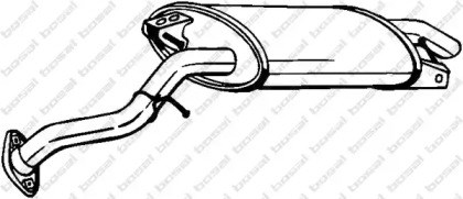 Глушник задній 228079 BOSAL
