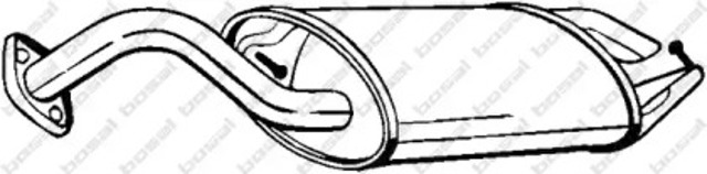 Глушилка задня 228495 BOSAL