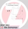 Колодки гальмівні задні, дискові 231571602 ZIMMERMANN