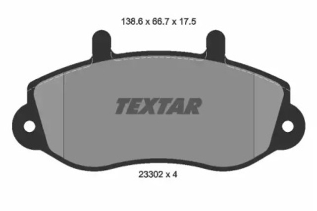 Тормозні колодки 2330201 TEXTAR