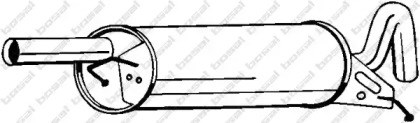 Вихлоп 233119 BOSAL