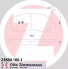 Передні гальмівні колодки 235841601 ZIMMERMANN