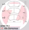 Колодки передні Toyota Corolla