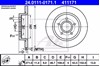 Диск гальмівний задній 24011101711 ATE