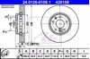 Диск гальмівний передній 24012601581 ATE